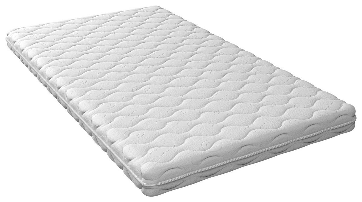 KOMFORTSCHAUMMATRATZE 100/200 cm Höhe ca. 12 cm  - Weiß, Basics, Textil (100/200cm) - Xora