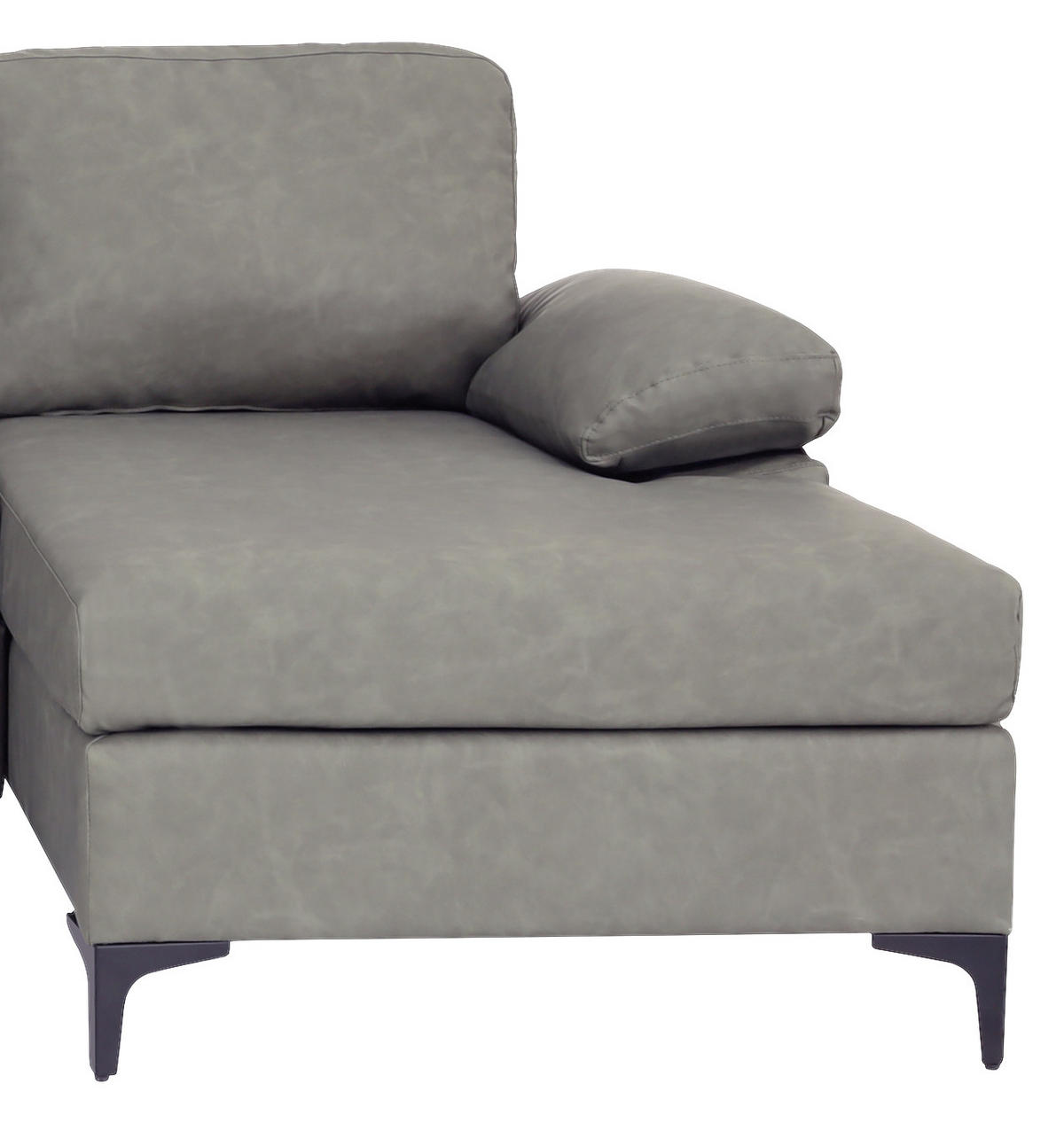 COLȚAR, textil, gri, 262/135 cm - negru/gri, Konventionell, plastic/metal (262/135cm) - MID.YOU