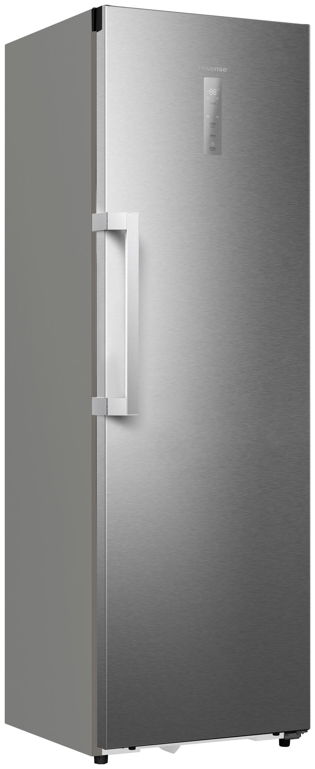 KÜHLSCHRANK 59,5/185,6/60 cm RL3K370SAIE1  - Edelstahlfarben, Trend, Glas/Kunststoff (59,5/185,6/60cm) - Hisense