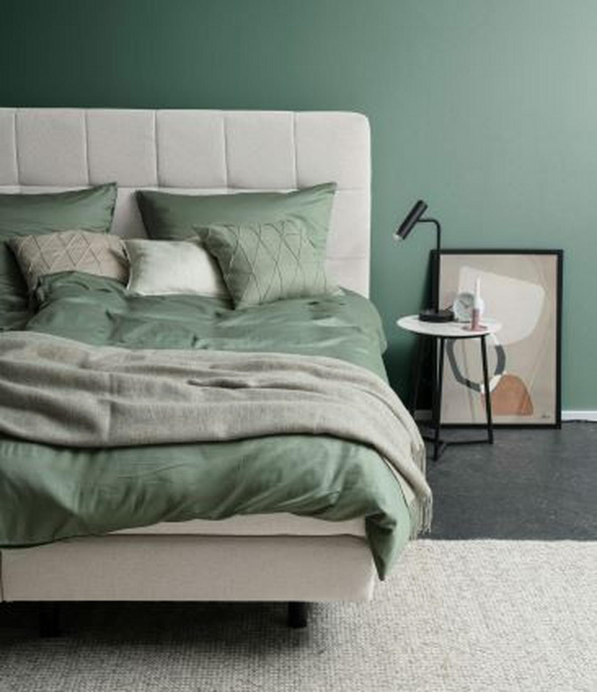 WENDEBETTWÄSCHE SW-PURE Satin 200/200 cm  - Salbeigrün/Pastellgrün, Basics, Textil (200/200cm) - Schöner Wohnen