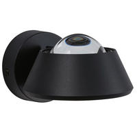 BADEZIMMER-WANDLEUCHTE Sabik 11,7/8 cm   - Schwarz, Basics, Kunststoff (11,7/8cm) - Paulmann