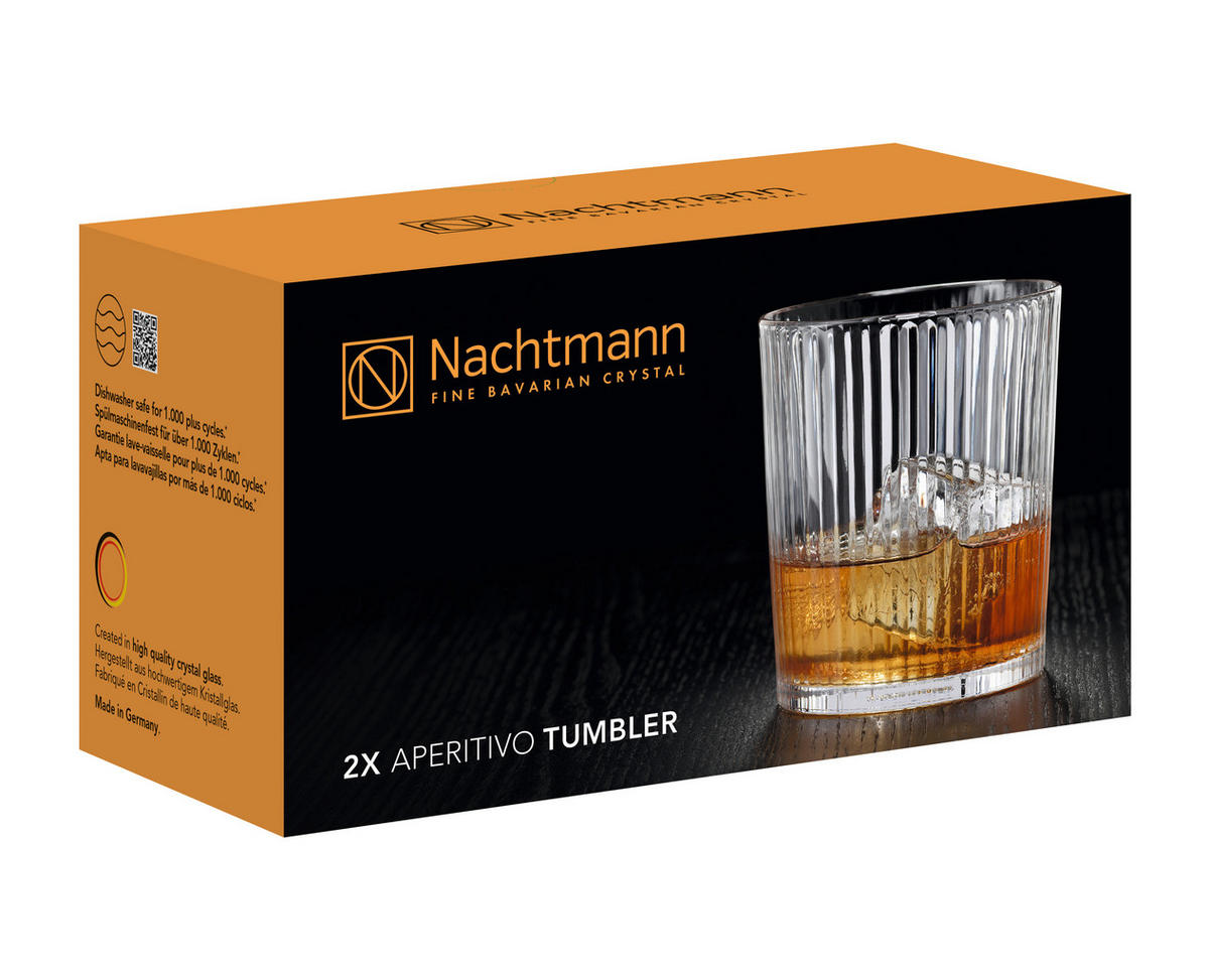 WHISKY-GLÄSERSET 370 ml 2-teilig  - Klar, LIFESTYLE, Glas - Nachtmann