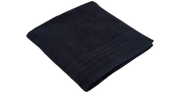 DUSCHTUCH 70/140 cm MATEO - Schwarz, Basics, Textil (70/140cm) - Esposa