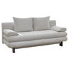 SCHLAFSOFA Cord Naturfarben  - Schwarz/Naturfarben, KONVENTIONELL, Kunststoff/Textil (196/77/92cm) - Carryhome