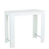 BARTISCH in Metall, Holzwerkstoff 120/58/108 cm   - Weiß, MODERN, Holzwerkstoff/Metall (120/58/108cm) - MID.YOU