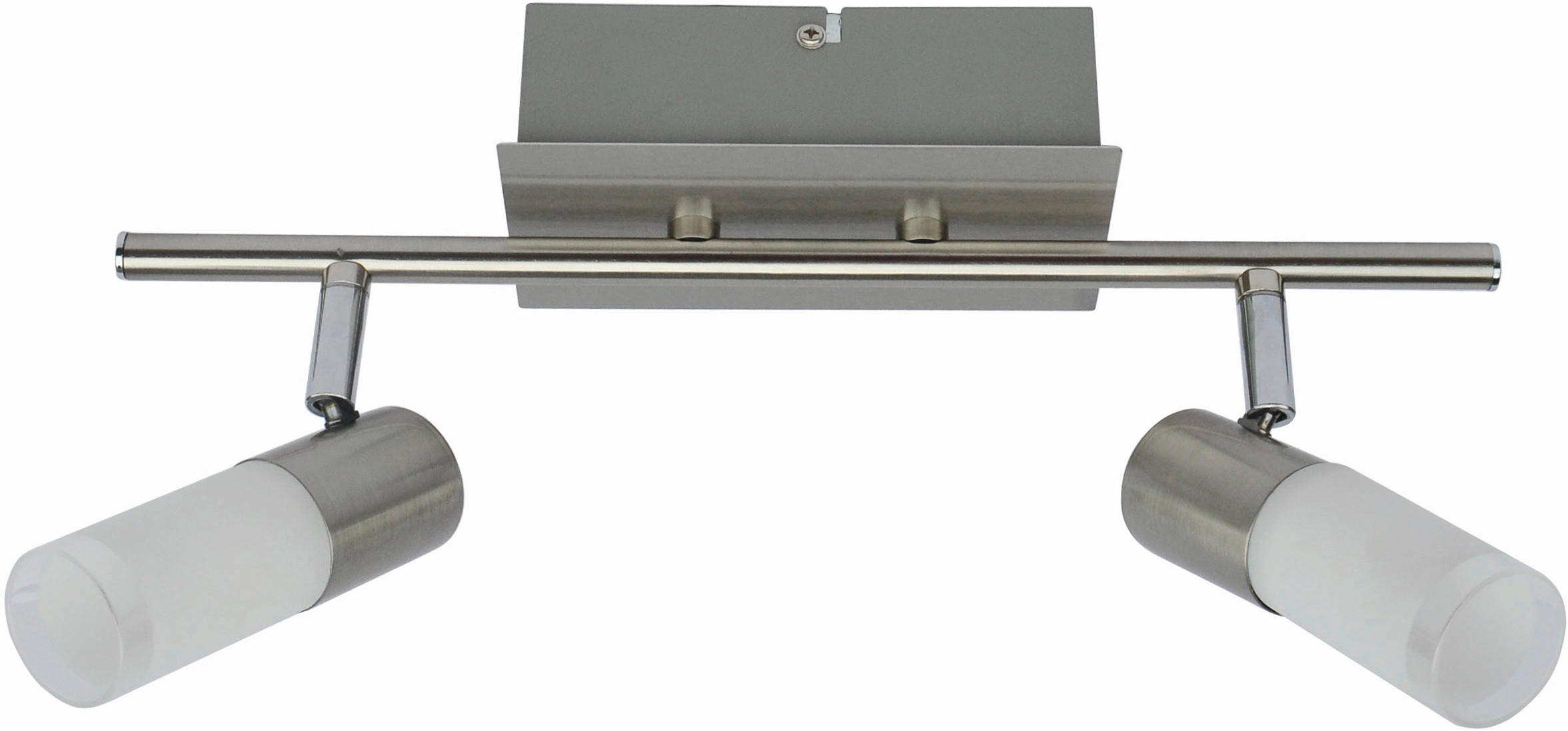 LED-STRAHLER 36/15/8 cm   - Chromfarben, Design, Glas/Metall (36/15/8cm) - Novel