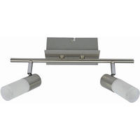 LED ZÁŘIČ, 36/15/8 cm - barvy chromu, Design, kov/sklo (36/15/8cm) - Novel