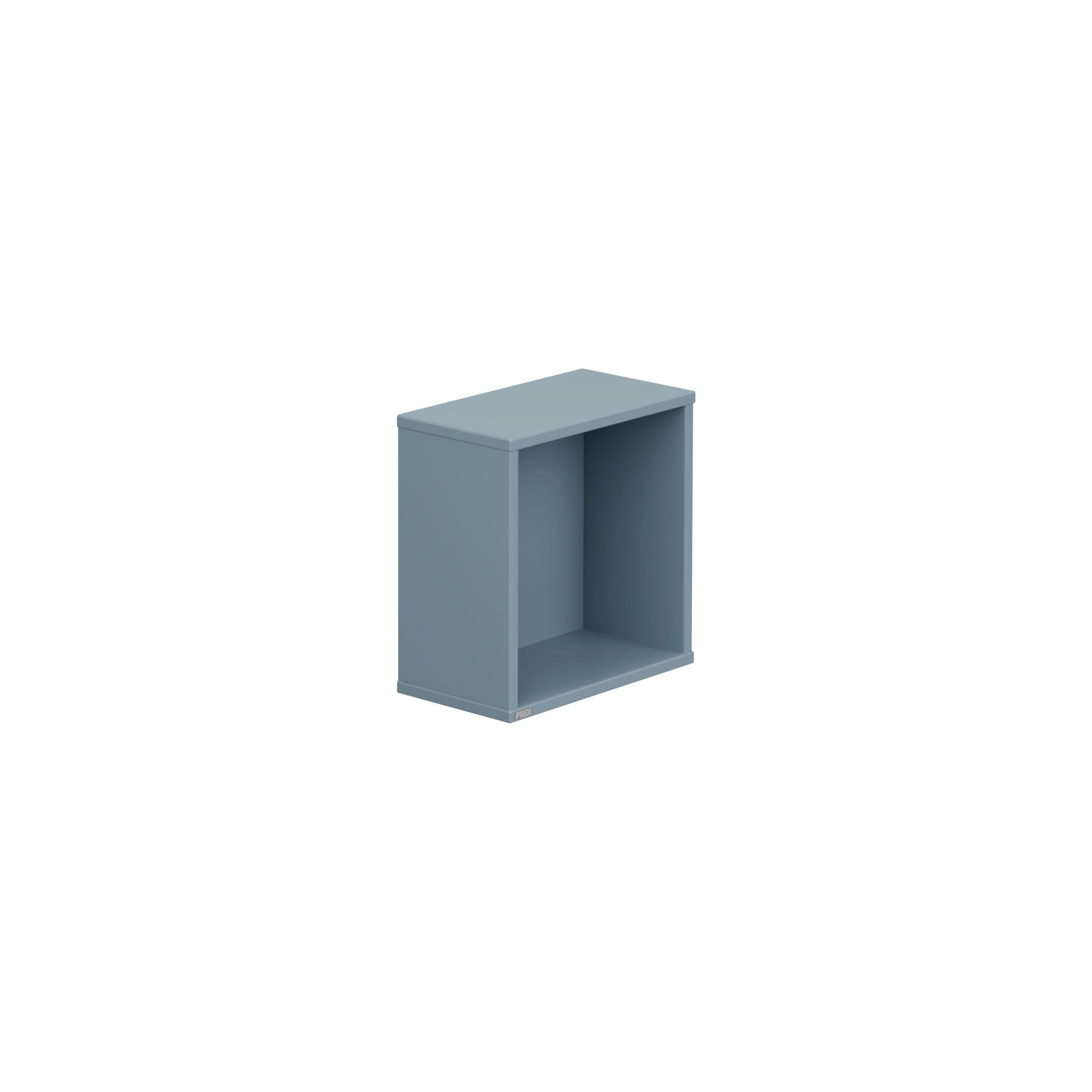WANDREGAL 35/35/18,7 cm  - Blau, Design, Holzwerkstoff (35/35/18,7cm) - Paidi