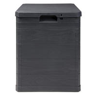 KISSENBOX 44/50/43 cm  - Anthrazit, Basics, Kunststoff (44/50/43cm) - Ambia Garden
