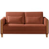 SCHLAFSOFA in Holz, Textil Buchefarben, Rostfarben  - Rostfarben/Buchefarben, Design, Holz/Textil (174/88/104cm) - Niels Andersson