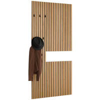 GARDEROBENPANEEL  in 90/192/1,8 cm  - Eichefarben, Design, Holz/Holzwerkstoff (90/192/1,8cm) - Dieter Knoll
