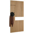 GARDEROBENPANEEL  in 90/192/1,8 cm  - Eichefarben, Design, Holz/Holzwerkstoff (90/192/1,8cm) - Dieter Knoll
