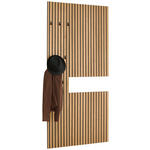 GARDEROBENPANEEL  in 90/192/1,8 cm  - Eichefarben, Design, Holz/Holzwerkstoff (90/192/1,8cm) - Dieter Knoll