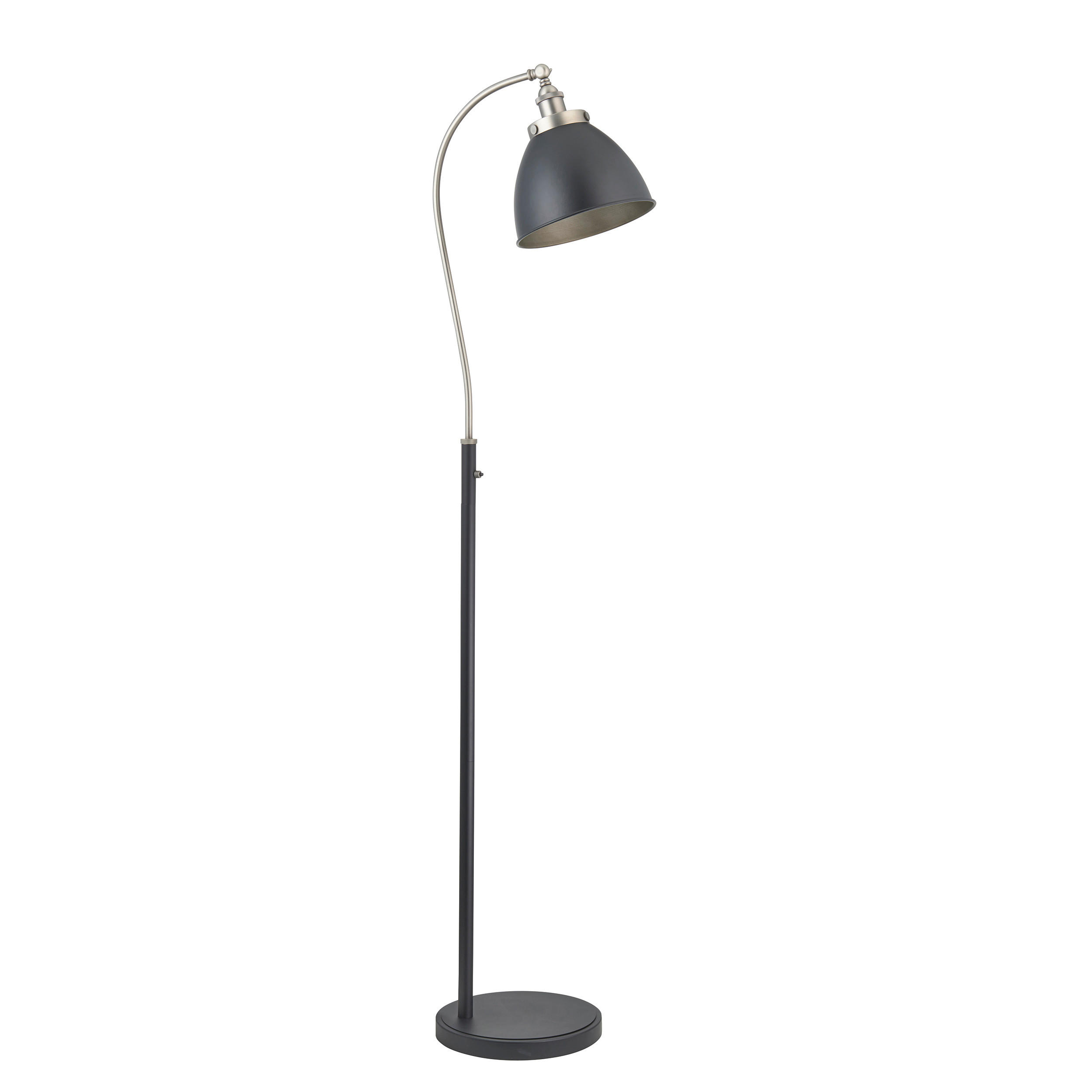 STEHLEUCHTE 28/35/160 cm    - Messingfarben/Zinkfarben, Basics, Metall (28/35/160cm) - ENDON