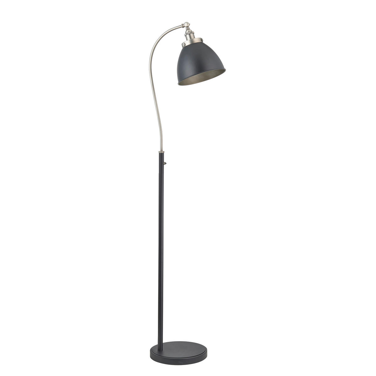 STEHLEUCHTE 28/35/160 cm    - Messingfarben/Zinkfarben, Basics, Metall (28/35/160cm) - ENDON