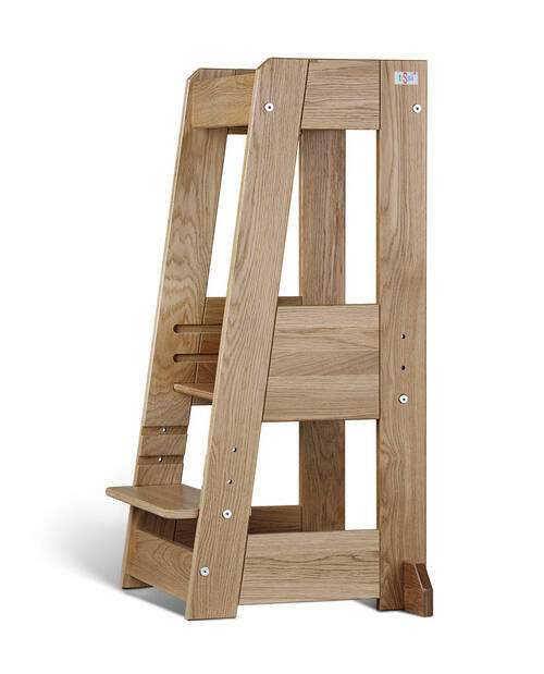 LERNTURM Felix  - Eichefarben, Basics, Holz (40/89/40cm) - tiSsi