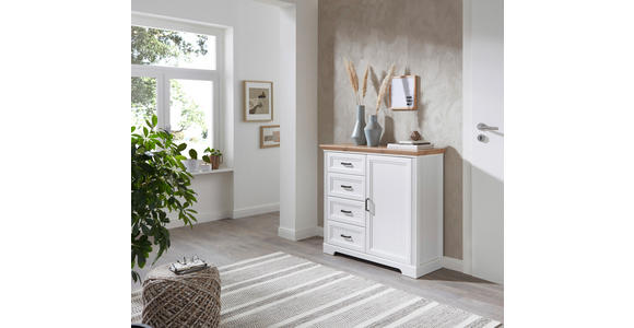 KOMMODE in 115/102/41 cm - Schwarz/Eiche Artisan, Design, Holzwerkstoff/Metall (115/102/41cm) - Landscape