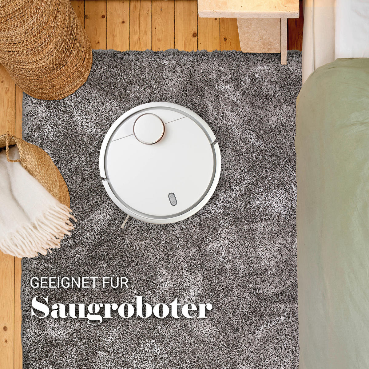 WEBTEPPICH 120/180 cm Paulie Silberfarben rechteckig  - Silberfarben, Basics, Textil (120/180cm) - Astra