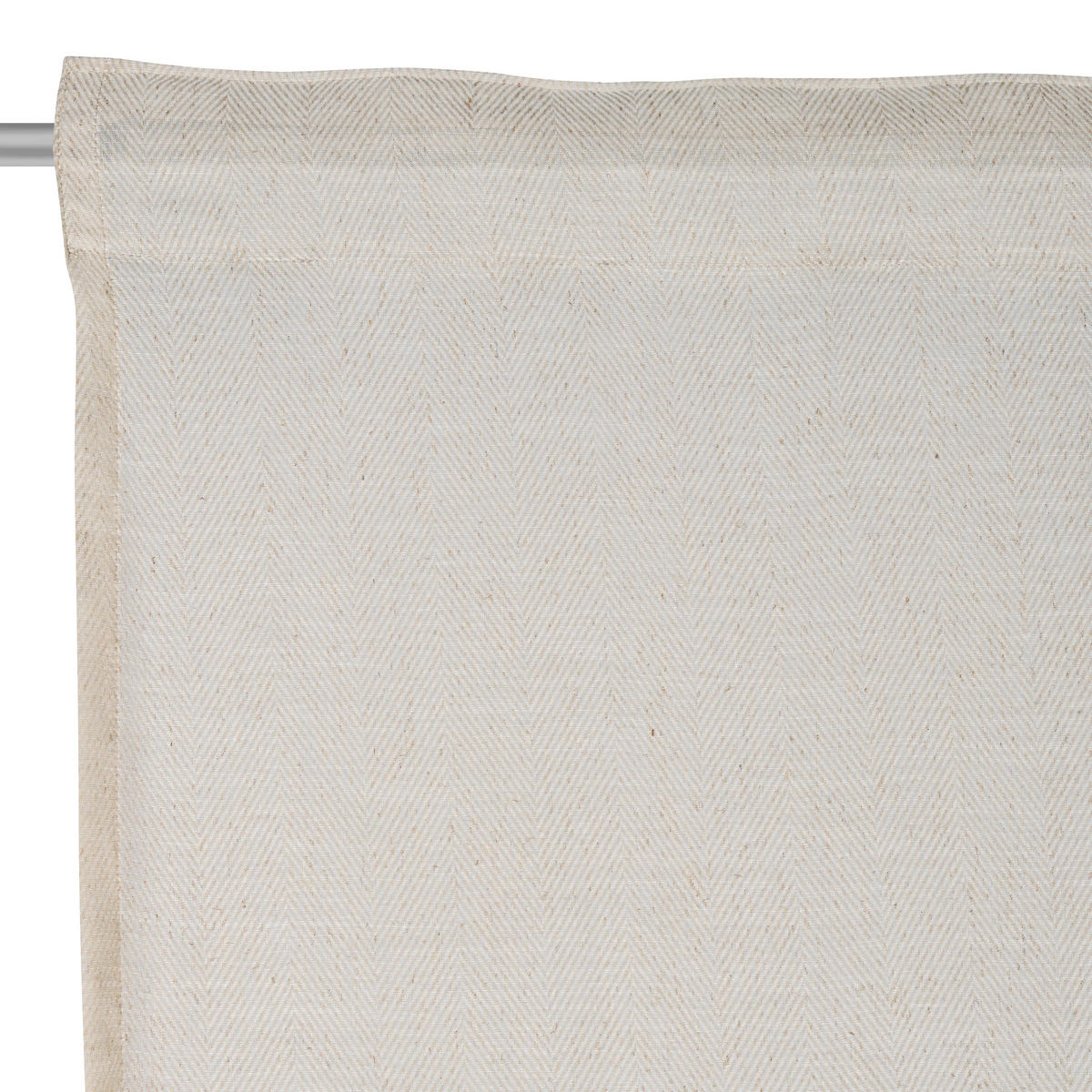 FERTIGVORHANG  halbtransparent   140/245 cm  - Taupe, Basics, Textil (140/245cm) - Esposa