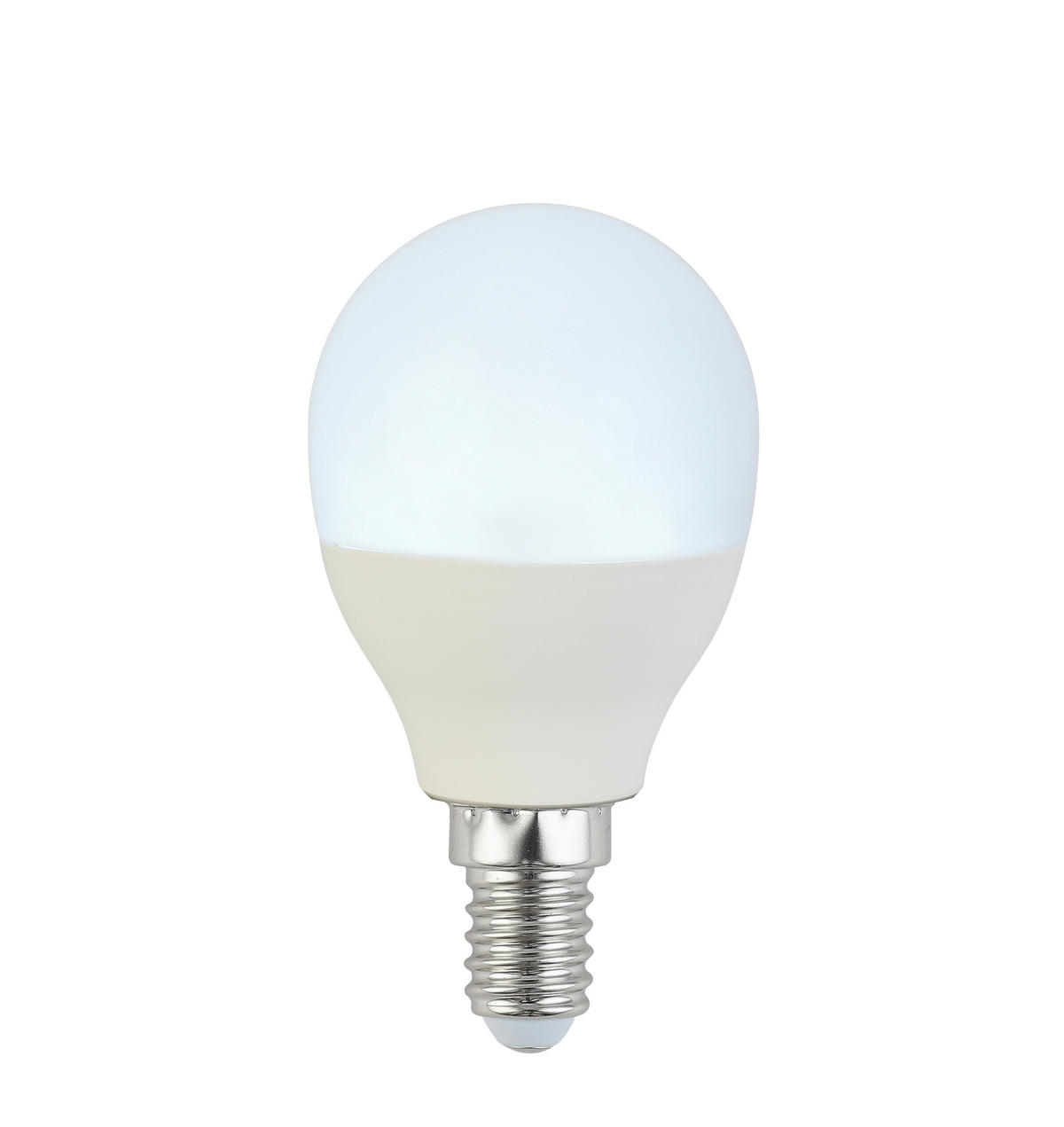 LED OKOS IZZÓ,   4,9 W E14  - fehér, Basics, műanyag/fém (4,8/8cm) - Boxxx