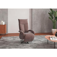 SESSEL in Flachgewebe Taupe  - Taupe/Schwarz, Konventionell, Textil/Metall (74/112/82cm) - Sit & More