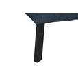 ECKSOFA in Webstoff Blau  280/205 cm  - Blau/Schwarz, Design, Textil/Metall (280/205cm) - Xora
