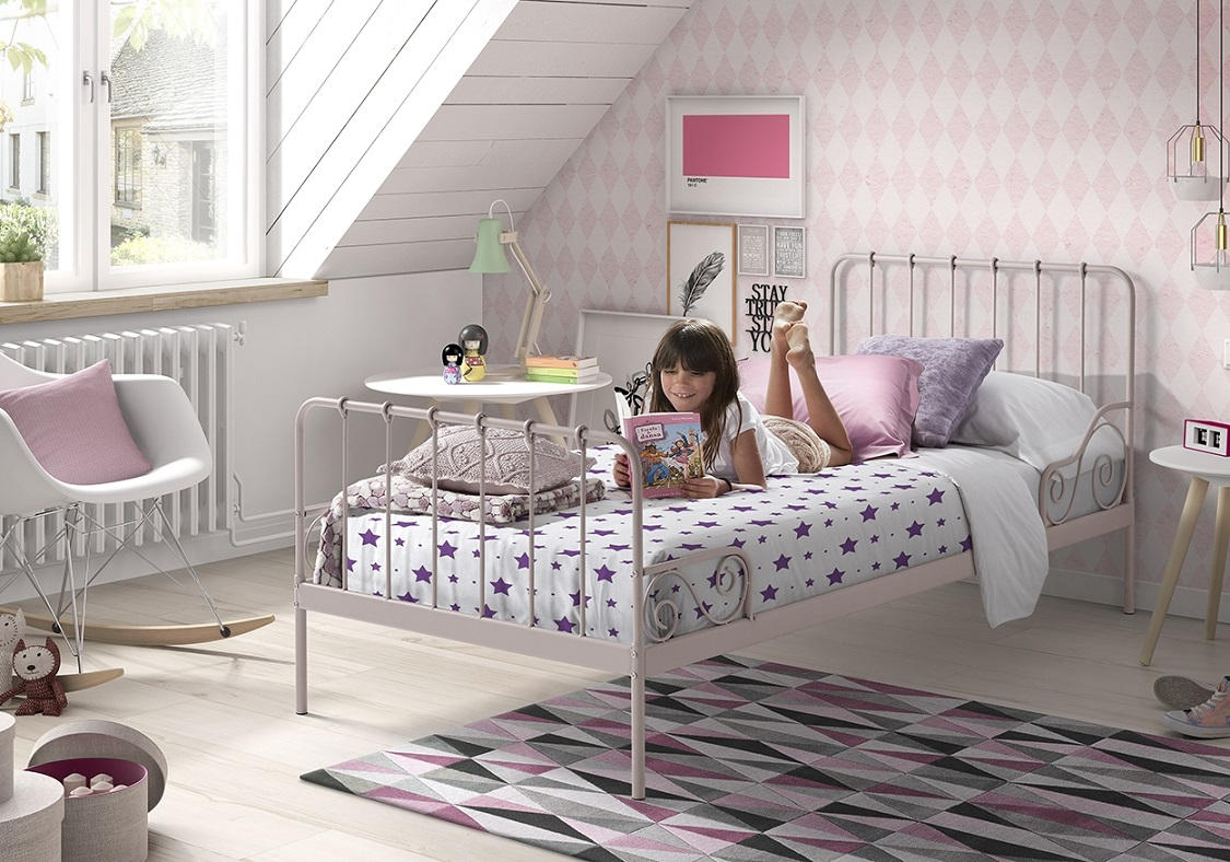 KINDER-/JUNIORBETT 90/200 cm  in Rosa  - Rosa, ROMANTIK / LANDHAUS (90/200cm) - MID.YOU