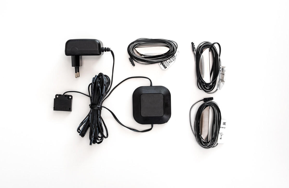 GLASBODENBELEUCHTUNGS-SET LED-Leuchtmittel  - Schwarz, Natur, Kunststoff/Metall - Carryhome