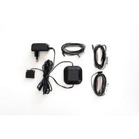 GLASBODENBELEUCHTUNGS-SET LED-Leuchtmittel  - Schwarz, Natur, Kunststoff/Metall - Carryhome