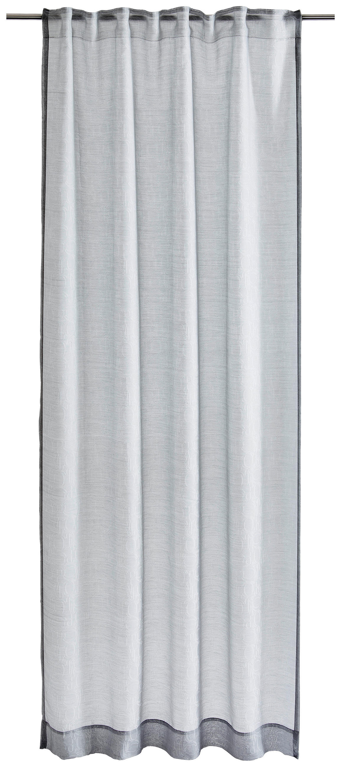 FERTIGVORHANG  transparent   130/250 cm  - Grau, Basics, Textil (130/250cm) - Joop!