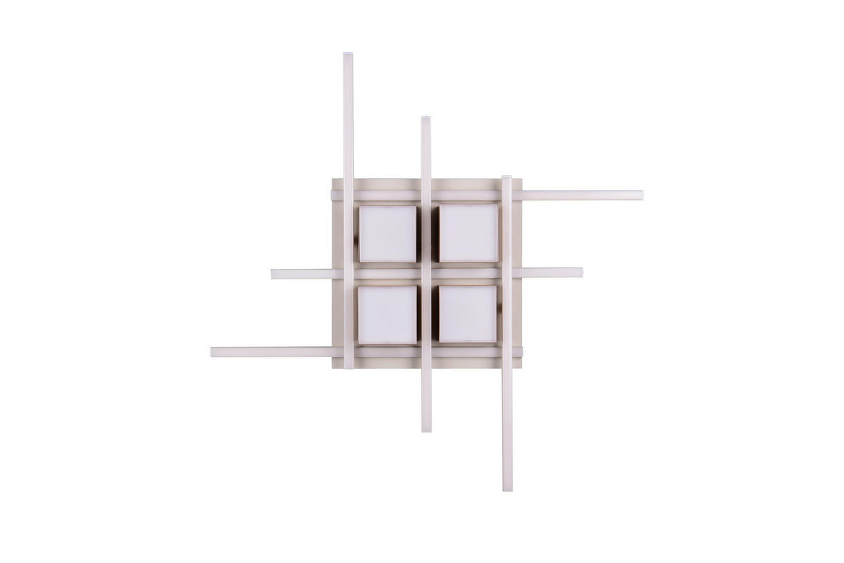 LED-TAKLAMPA  - brun/grå, Design, metall (70/11,5/70cm) - Trio Leuchten