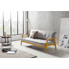SCHLAFSOFA in Webstoff Naturfarben, Hellgrau  - Hellgrau/Naturfarben, MODERN, Holz/Textil (190/81/85cm) - Livetastic