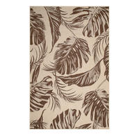 OUTDOORTEPPICH 200/290 cm Braun, Creme  - Creme/Braun, Design, Kunststoff (200/290cm) - Novel