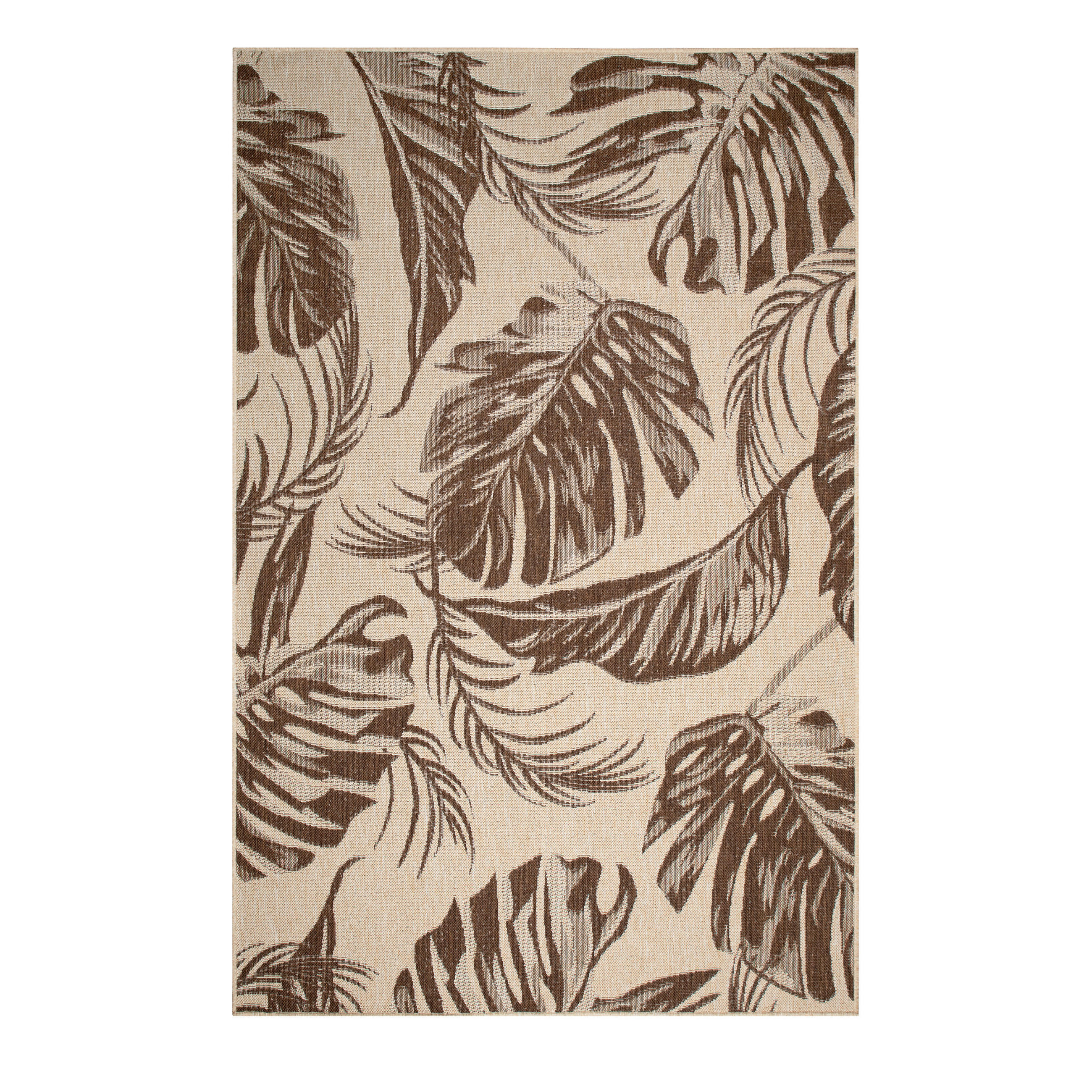 Novel Outdoorteppich Creme, Braun 120x170 cm