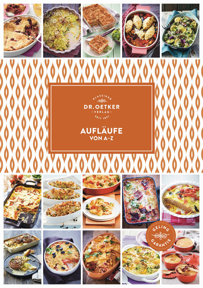 KOCHBUCH Aufläufe von A-Z  - Basics (16,7/23,6/1,8cm) - Dr.Oetker