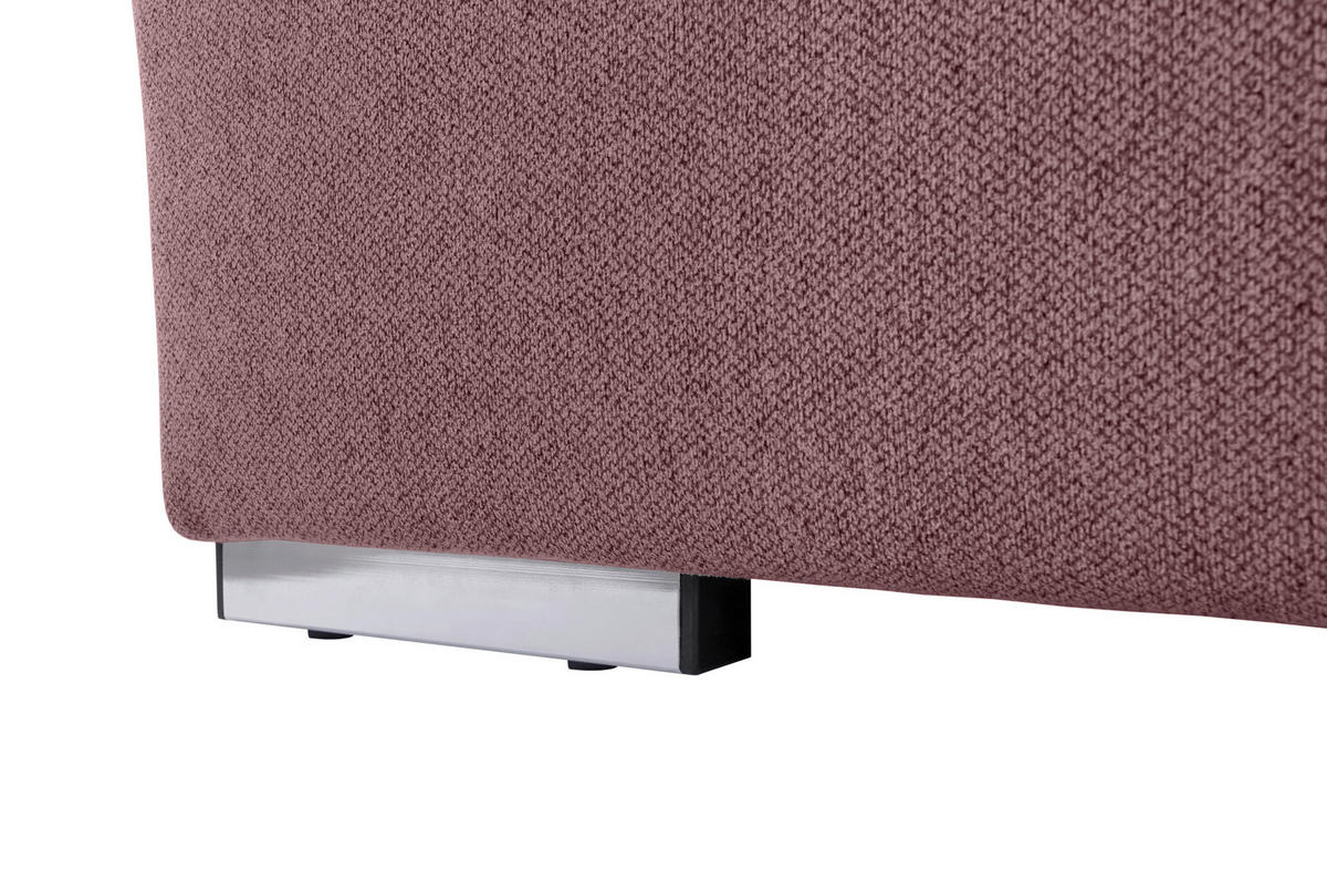 WOHNLANDSCHAFT in Beere  - Beere/Grau, Design, Textil/Metall (173/328/215cm) - MID.YOU