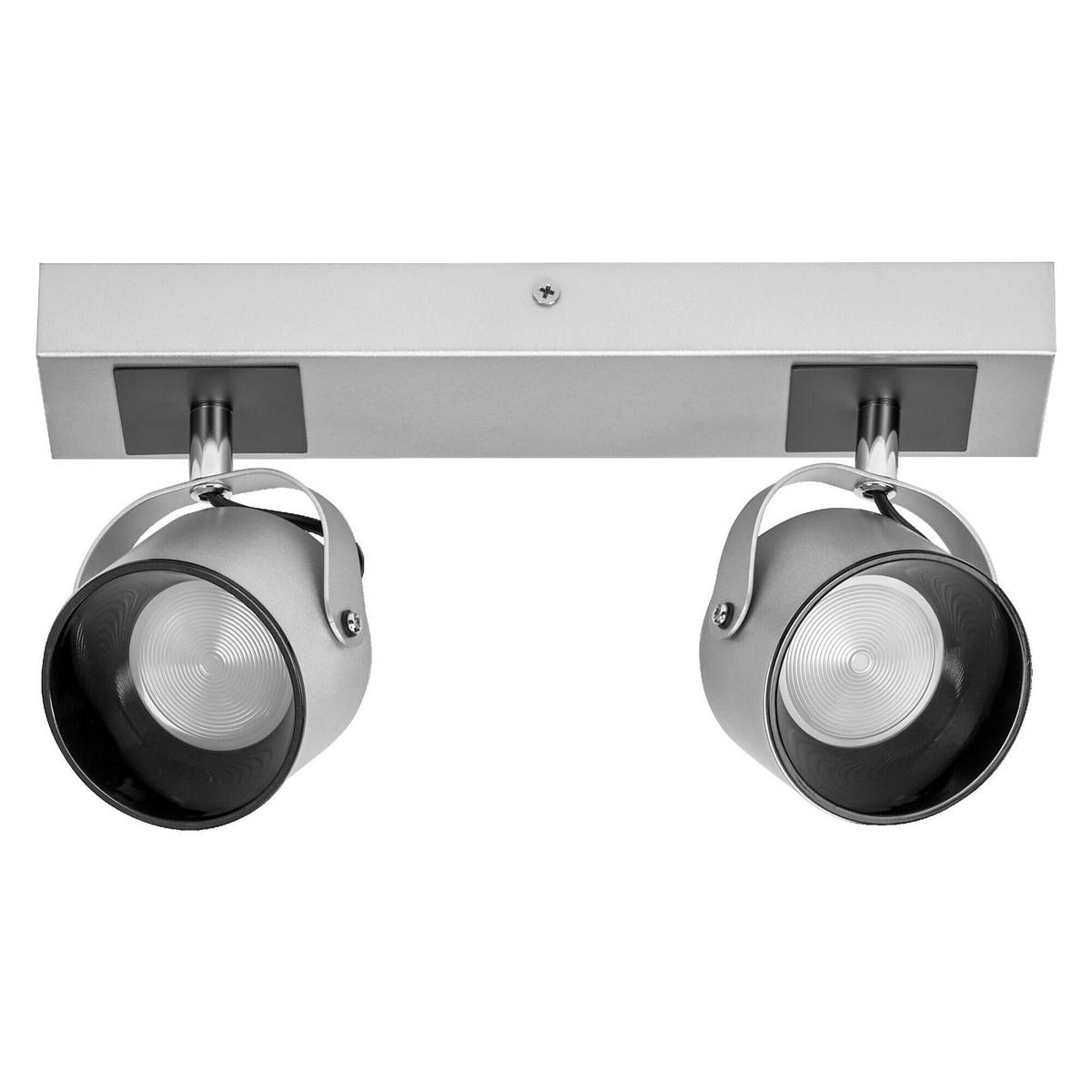 LED-STRAHLER 30/8,3/15 cm   - Silberfarben, Design, Kunststoff/Metall (30/8,3/15cm) - Osram