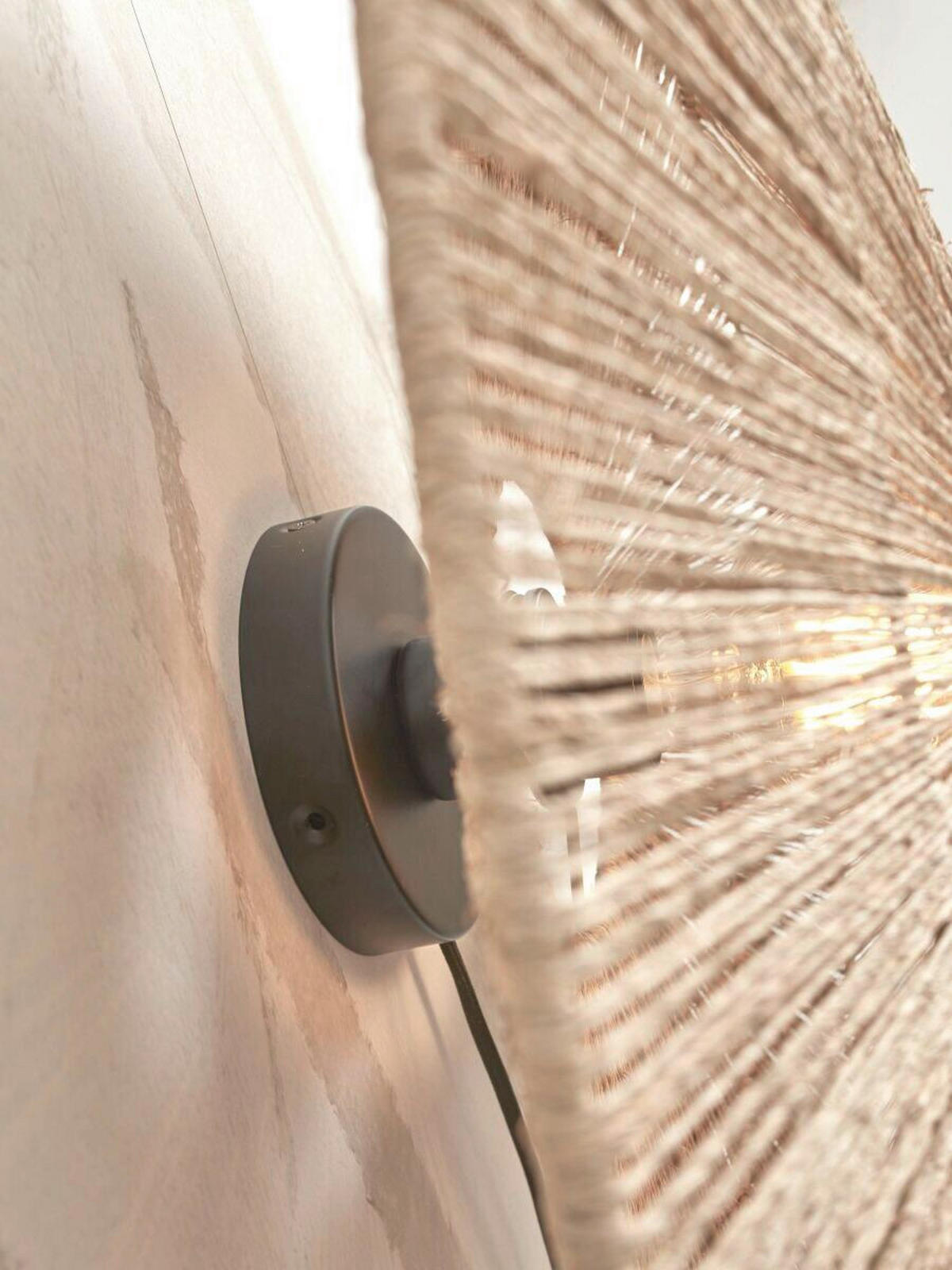 VÄGGLAMPA GOOD&MOJO  12/40/40 cm   - naturfärgad, Trend (12/40/40cm) - Good & Mojo