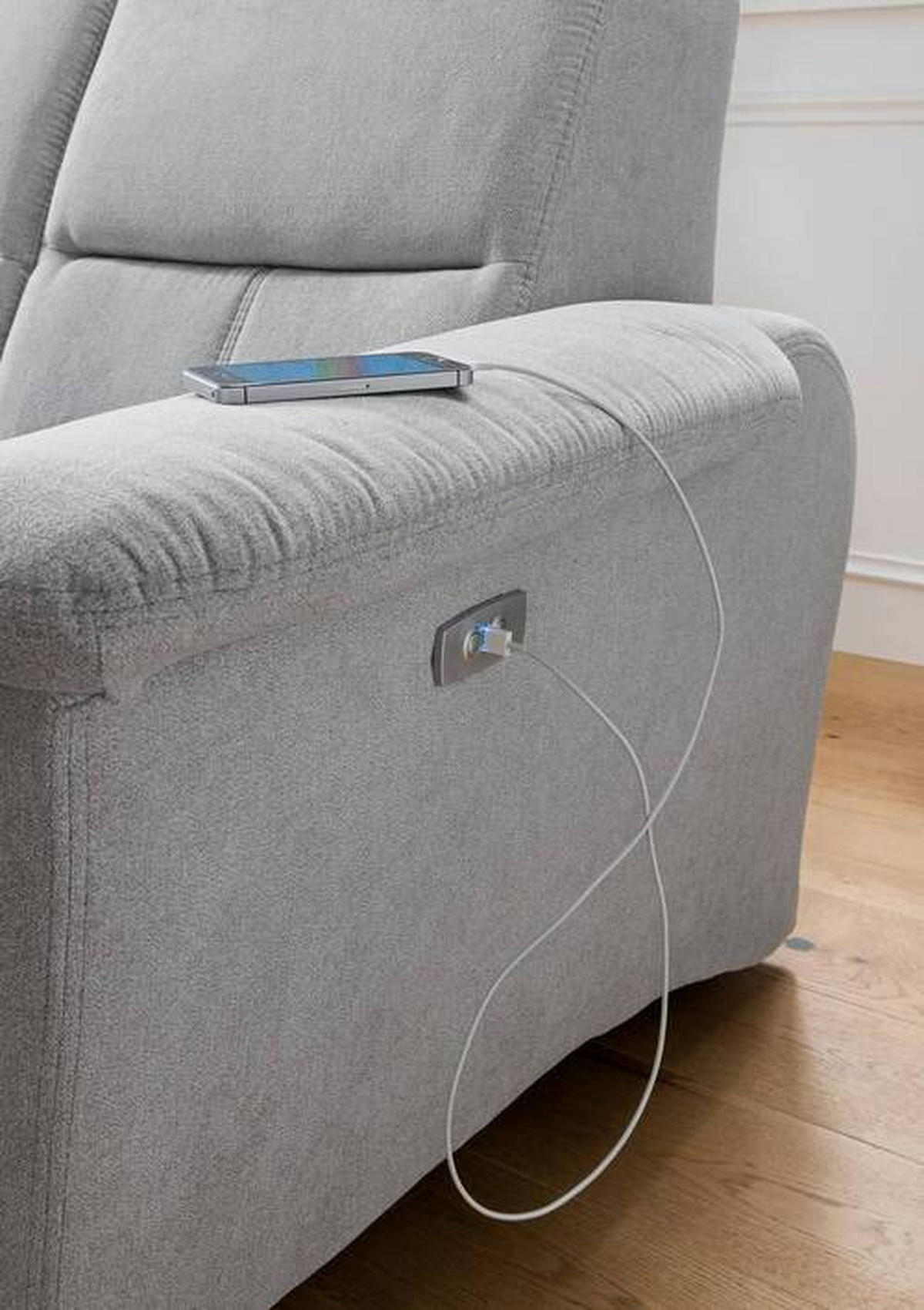ECKSOFA in Struktur Hellbraun  - Wildeiche/Hellbraun, Konventionell, Holz/Textil (237/186cm) - Livetastic