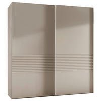 SCHWEBETÜRENSCHRANK 200/236/67 cm 2-türig Champagner  - Champagner, Design, Holzwerkstoff/Metall (200/236/67cm) - Novel