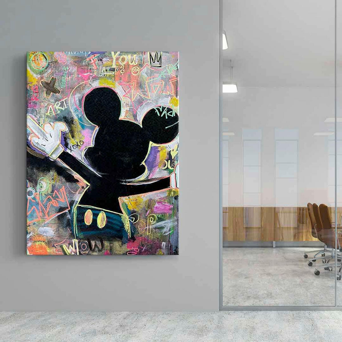 KUNSTDRUCK  - Multicolor, Basics, Holz (100x75cm)