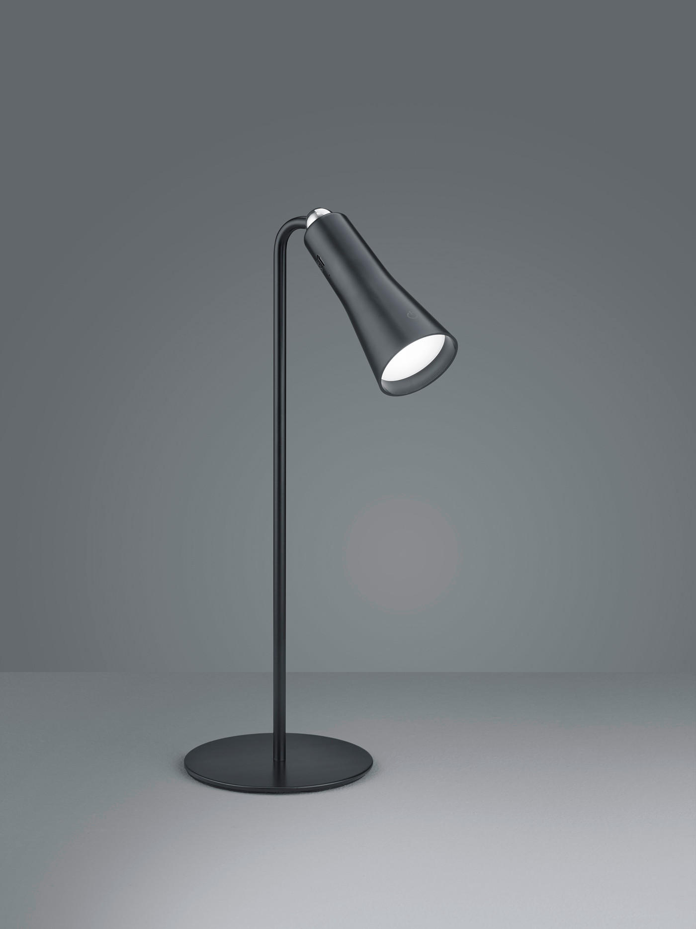 PUNJIVA STONA LAMPA - crna, Konvencionalno, metal (20/12/36cm)