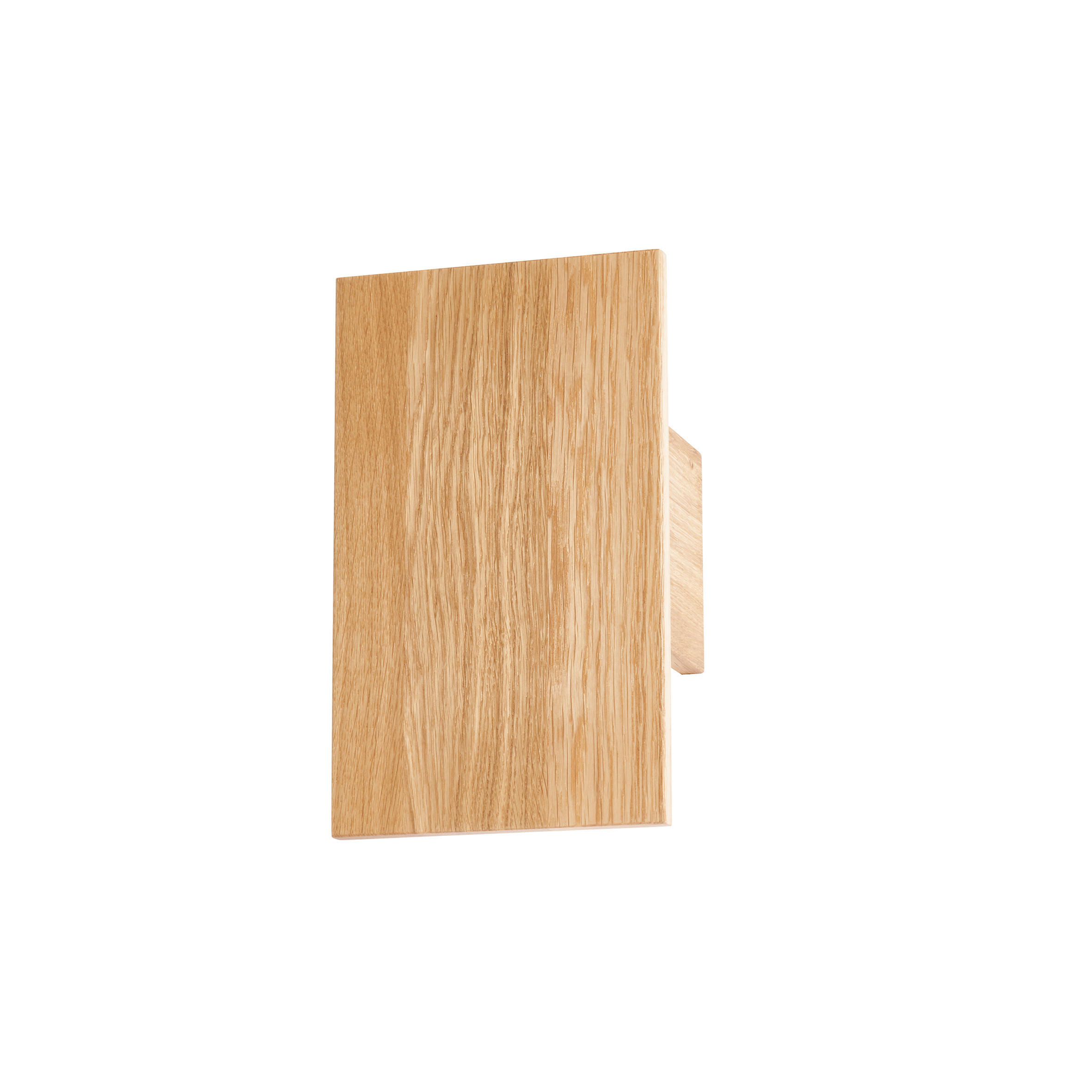 LED-WANDLEUCHTE - Schwarz, Natur, Holz/Metall (25/15/7cm) - Fischer & Honsel