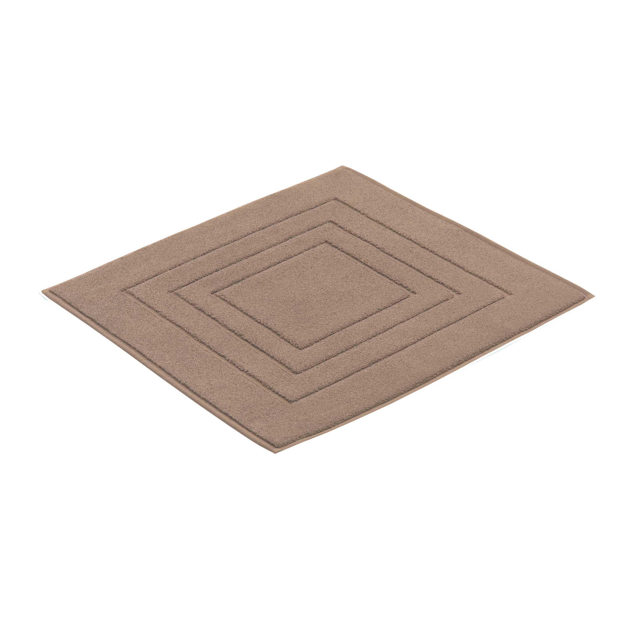 BADEMATTE Mokka 60/60 cm  - Mokka, Basics, Textil (60/60cm) - Vossen