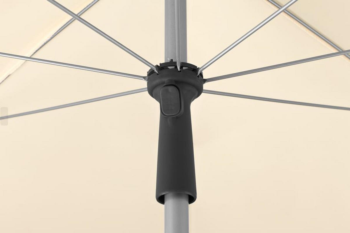 SONNENSCHIRM 150 cm Anthrazit  - Anthrazit/Silberfarben, Basics, Textil/Metall (150/220/150cm) - Schneider