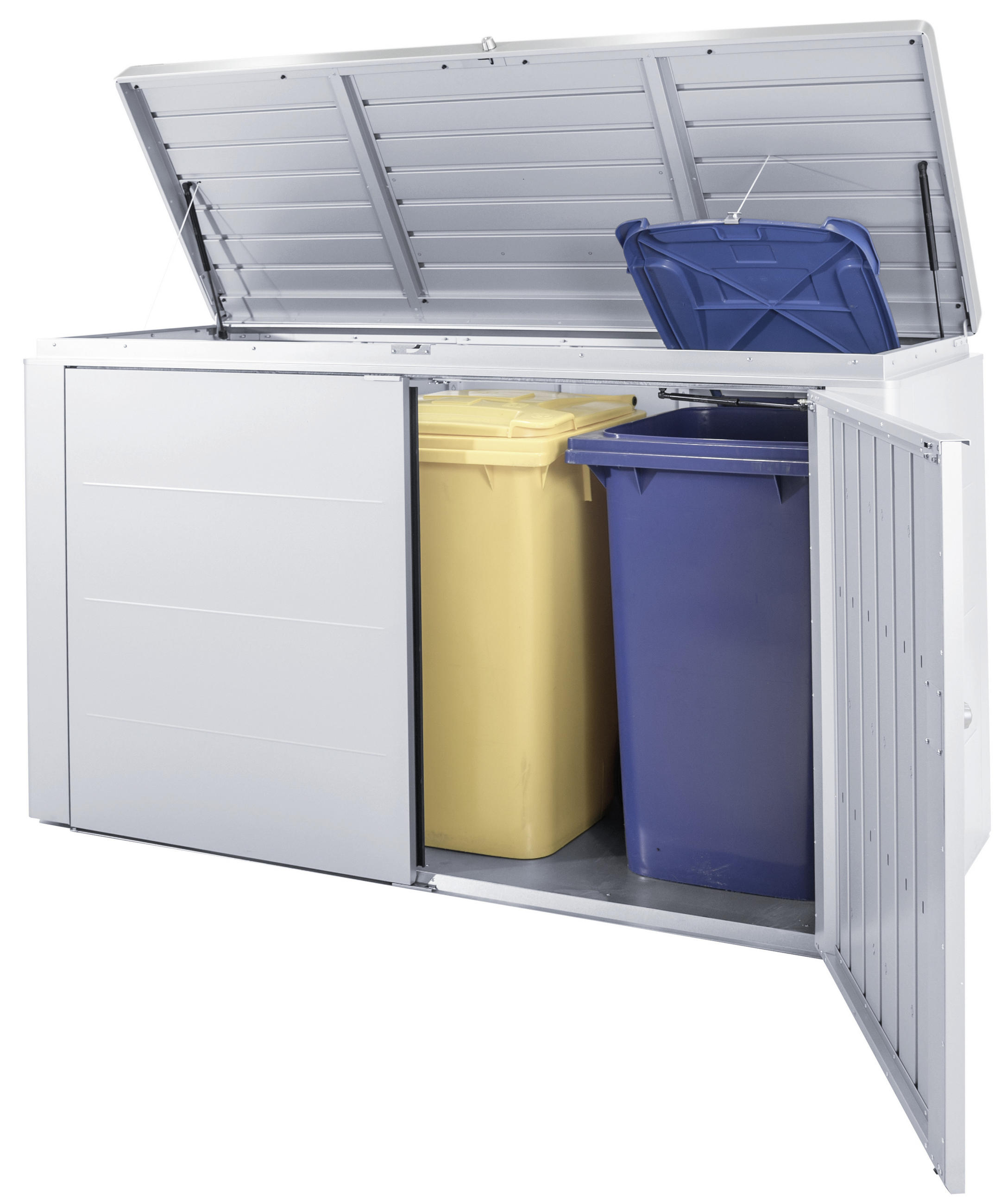 KISSENBOX 160/118/70 cm  - Dunkelgrau, Design, Metall (160/118/70cm) - Biohort