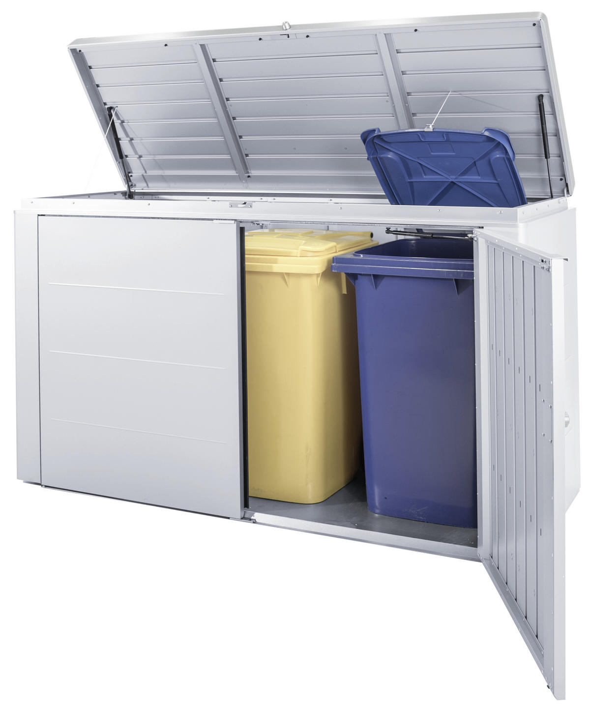 KISSENBOX - Grau, Design, Metall (160/118/70cm) - Biohort