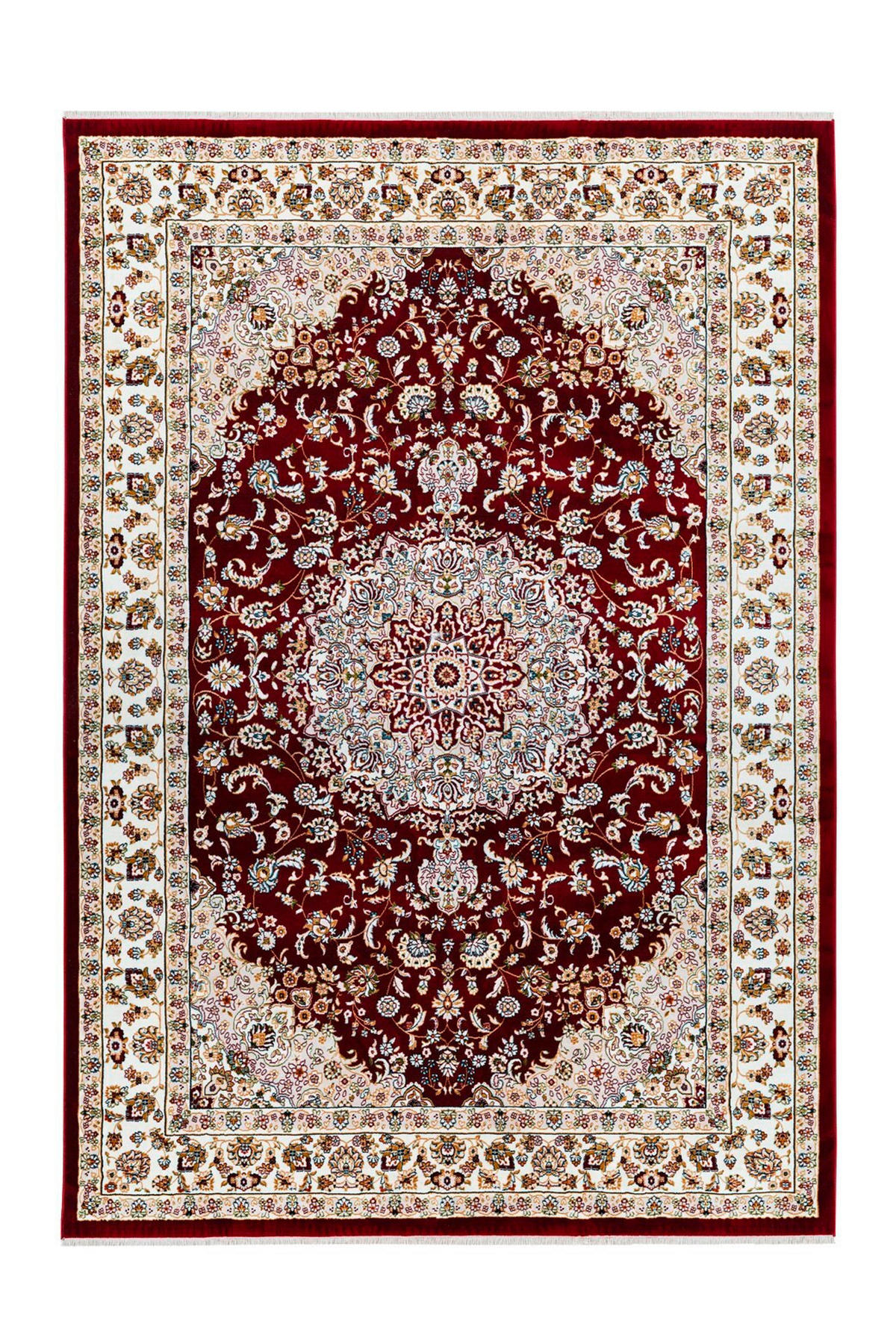 TEPPICH 160/230 cm Scotland - Edinburgh Rot Multicolor  - Multicolor, KONVENTIONELL, Textil (160/230cm)