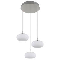 LED FÜGGŐLÁMPA 49/150 cm  - opál/áttetsző, Design, Üveg/fém (49/150cm) - Globo