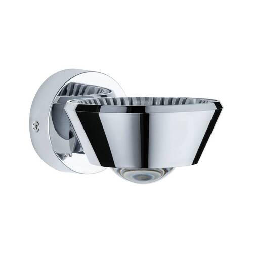 BADEZIMMER-WANDLEUCHTE Sabik   - Chromfarben, Basics, Kunststoff (8cm) - Paulmann
